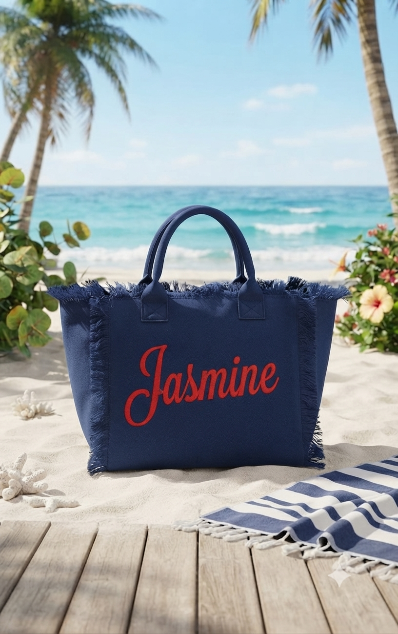 Borsa Mare Ricamata