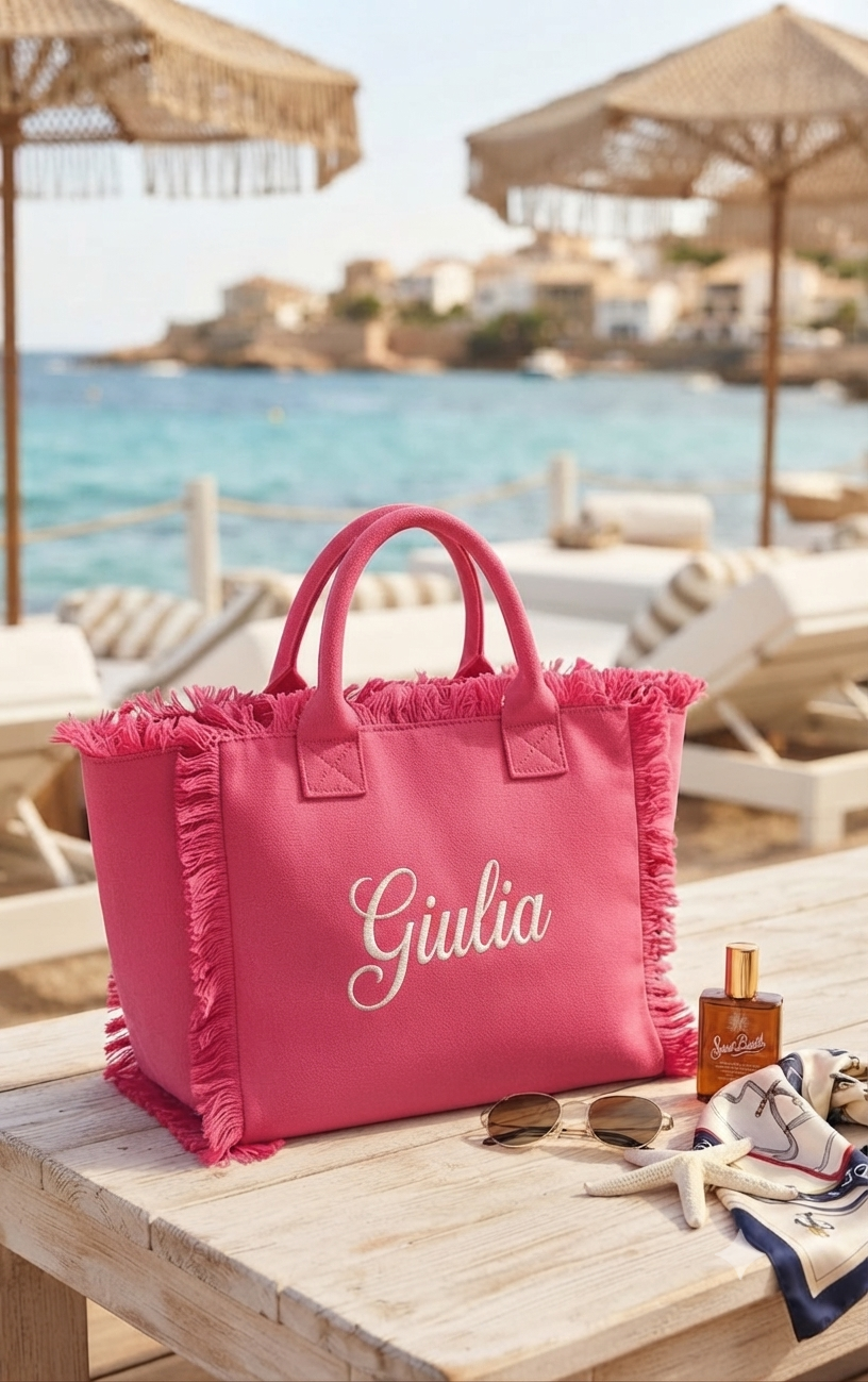 Borsa Mare Ricamata